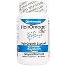 DrFormulas Original Hair Vitamins Without Biotin | HairOmega DHT Blocker | Hair Growth Supplement Pills, 45 Day Supply