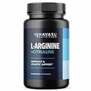 L-Arginine & L-Citrulline Supplement | Stamina, Endurance, Workout & Performance Support for Men | 590 mg L Arginine + L Citrulline 266 mg | 60 Nitric Oxide Pills | Vegan, Third-Party Tested