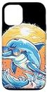 iPhone 12/12 Pro Awesome Dolphin with Sunglasses Costume Case