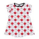 Magnolia Baby Baby Girl A is for Apple Red Printed S/S Dress Set, Short Sleeve, 5 Years