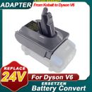 für Dyson V6 V8 V7 V10 Adapter für Bosch MAKITA DEWALT 18V System Akku Konverter