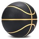 PECOGO Offizieller Gummi-Basketball, 69,8 cm, für den Innen- und Außenbereich, Größe 5, für Kinder, Jugendliche, Jungen und Mädchen, Geschenkidee (ohne Pumpe)