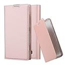 Cadorabo Book Case Compatible with Nokia Lumia 520 in Classy ROSÉ Gold - with Magnetic Closure, Stand Function and Card Slot - Wallet Etui Cover Pouch PU Leather Flip
