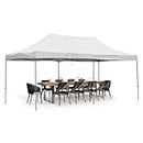 10x20ft / 3x6m Pop up Outdoor Canopy Tent, Portable Shade Instant Folding Gazebo Tent (Heavy Duty) Garden Decor/Camping Tent/Advertising Gazebo Canopy Tent Easy Installation, 45Kgs