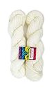 WOA Fashions Comfy Soft Hand Knitting Yarn (Off-White) (Hanks-150gms)