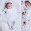 ZIYIUI Reborn Doll 22" /55cm That Looks Real So Baby Doll Realistic Vinyl Soft Silicone Newborn Reborn Baby Doll Toddler Open Eyes Reborn Babies Girl Gift for age 3+
