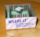 Telar manual Weave It vintage tejido artesanal proyecto con caja e instrucciones