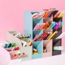 1Pc 4 Grid Large Capacity Pen Holder Multifunctional Storage Box Office Supplies