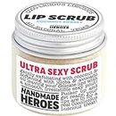 100% Natural Lip Scrub, Vegan Conditioning Coconut Lip Exfoliator - Gentle Exfoliant, Sugar Lip Polish and Lip Exfoliator Scrubber Lip Care for Dry Lips, 1oz (Coconut Sorbet)