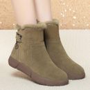 New Women's Warm High-top Fleece Boots Winter Canvas Snow Boots Shoes ankle Gift