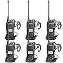 SAMCOM FPCN10A Two Way Radios Long Range, 3000mAh Battery High Power 2 Way Radios Walkie Talkies for Adults Rechargeable, Business Programmable Handheld UHF Radios with Dual PTT Group Call, 6 Packs