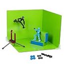 Zing Klikbot Zanimation Poseable Collectible Stop Motion Action Figures Studio, Includes 2 Klikbots, Phone Stand/Holder and 2 Sided Backdrop Screen