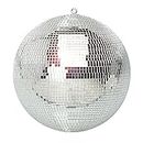 FX Lab Lightweight Silver Glitter Mirror Ball Wedding Party Disco Dance DJ (300mm 12")