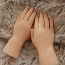 A Pair Children Hand Model Silicone Hand Photography Props Soft Mannequin Hand