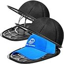 Eiito Hat Washer Cage,Hat Washing Machine with Frame Cage and Hat Washer Bag,Hat Cleaner,Hat Washer for Baseball Caps,Suitable for Adult and Kid'S 2-Pack Black