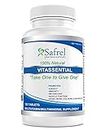 Safrel Vitassential One Daily Multivitamin for Men and Women - Organic Whole Food Vitamins – Gluten Free Vegan Supplement - 120 Tablets - Best for Energy, Immune Support, Muscle Function