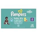 Pampers Baby Dry Diapers Size 4 148 Count