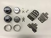 Slick Locks Dodge Ram Promaster Kit Completo con Spinners, Cubiertas y cerraduras