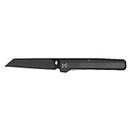 Gerber Gear Pledge Pocket Knife with Pocket Clip - 3.7" Full Panel Plain Edge Blade Folding Knife - EDC Gear and Equipment - Omni Gray
