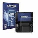 savvies Protector Pantalla para Nintendo 3DS XL SPM7800 (6 Unidades) Película Ultra Transparente