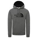 THE NORTH FACE Drew Peak Men's Outdoor Hoodie available in TNF Medium Grey Heather Std/TNF Black Size Small T0AHJY
