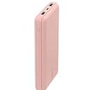 Belkin 20000 mAh PD 3.0 Slim Fast Charging Power Bank with 1 USB-C and 2 USB-A Ports to Charge 3 Devices Simultaneously, for iPhones, Android Phones, Smart Watches & More - Rose Gold