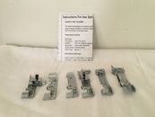 Set of 6 Serger Feet for Singer Quantumlock- 14T948 - 14T957  -  14T967 - 14T968