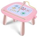 Giocattoli per bambini piccoli per bambine 1 2 3 anni, tavolo da disegno magnetico scarabocchio