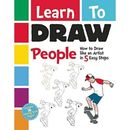 Lernen Sie, Menschen zu zeichnen: Wie man wie ein Künstler in 5 E zeichnet - Taschenbuch NEU Rennpferde