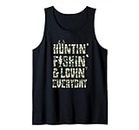 Hunting Fishing Loving Every Day Shirt, Camo T-Shirt Tank Top