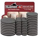 Non Slip Furniture Pads -56 pcs(1+2+3)" Furniture Grippers,Non Slid for Furniture Legs,Self Adhesive Rubber Furniture Feet, Anti Slide Furniture Hardwood Floors Protectors for Keep Couch Stoppers
