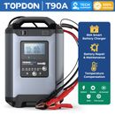 🔥 TOPDON T90A 9-Step Smart Automotive Battery Charger 90Ah Battery Maintainer 
