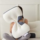 Almohada de soporte de cuello suave premium, juego de 2 almohadas de cama para dormir lateral y trasera