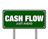Cash Flow Just Ahead Sign Board, Foam Board Fixed with Waterproof Sticker and doubleside Tape