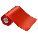 TONIFUL 100mm X 10m Red Satin Ribbon Wide Ribbon Wedding Car Ribbon for Cutting Ceremony Kit Grand Opening Chair Sash Table Hair Bows Sewing Craft Gift Wrapping Party Decoration（4 Inch x 11yd，Red）