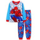SPIDERMAN boys cotton long sleeve pjs clothing size 1 2 3 4 5 6 sleepwear new
