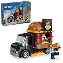 LEGO City Burger Truck Toy Building Set 60404 (194 Pieces)