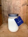 16 ounce Mason Jar Soy Candle, Pine Scent, Handmade Soy Candle, Christmas Tree