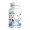 60 Active Aloe Cleanse, Aloe Vera & Glucomannan Capsules - (1 Months Supply) Vegetarian Friendly, Colon Cleanse Aloe Vera Food Supplements - Made in The UK by Natural Answers