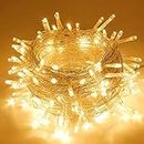 Gesto 35 Feet Long LED Power Pixel Serial String Light, 360 Degree Light in Bulb | Copper Led Pixel String Light for Home Decoration,Diwali,Christmas(Warm White) Pack of 1