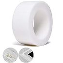 TYLife Caulk Strip Tape,Waterproof Mildew Caulking Seal Tape for Bathtub Bathroom Kitchen Sink Basin Edge Shower Toilet and Wall Sealing (49/25 Inch Width x 33Feet Length White)