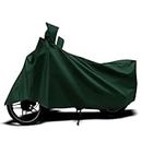 Autofy 100% Waterproof (Tested) Scooter Bike Cover Dustproof UV Protection Bike Body Cover for All Two Wheeler Scooter Scooty Activa Size with Carry Bag - Military Green