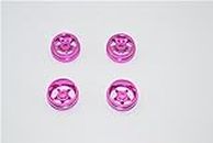 GPM For XMods Evolution Touring Upgrade Parts Aluminum Front & Rear Bold Rims (Star) - 4Pcs Set (Ridge) Pink