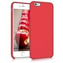 kwmobile Custodia Compatibile con Apple iPhone 6 Plus / 6S Plus Cover - Back Case per Smartphone in Silicone TPU - Protezione Gommata - rosso