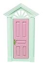 Melody Jane Puppenhaus Pink Charleston Tür Vorne mit Kostüm Oberlicht 1:12
