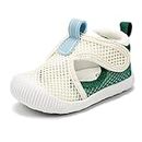 Baby Boy Girl Shoes Lightweight Breathable Toddler Mesh Sneakers Beach Water Shoes Non-Slip First Walking Shoes 6 9 12 18 24 Months, 3-green, 6-12 months Infant