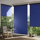 Home & Garden Parasol pour pelouse et jardin - Pour extérieur et balcon - 165 x 250 cm - Bleu