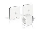Bosch Smart Home Wassermelder Sicherheit Paket, mit Notrufschnellwahl in der App, rutschfest, kompakt, inkl. Funksignal-Verlängerung
