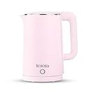Tesora Premium Electric Kettle | 1.8 Liter | Stainless Steel Inner Body | Auto Power Cut | Boil-Dry Protection | Cool Touch Double Wall | 1500 Watts |1-Year Warranty | Pink