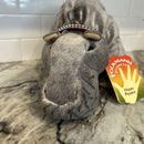 Folkmanis NCIS Bert The Farting Hippo Hand Puppet Plush Collar - No Sound Box